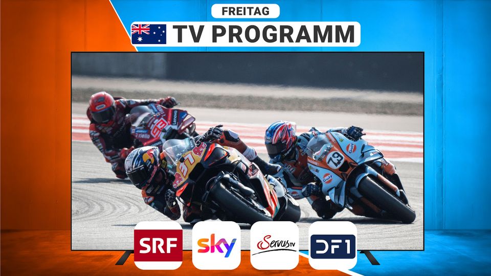 TV-Programm für den Australien GP der Moto GP am Freitag