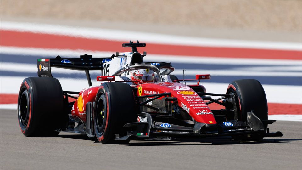 Charles Leclerc in Austin Charles Leclerc in Austin