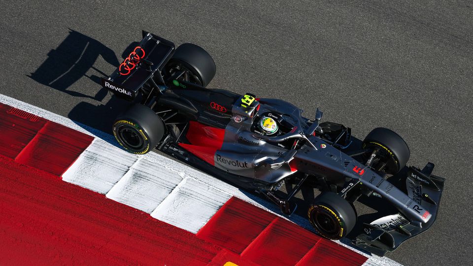 Gabriel Bortoleto am Freitag bei der Formel 1 in den USA
