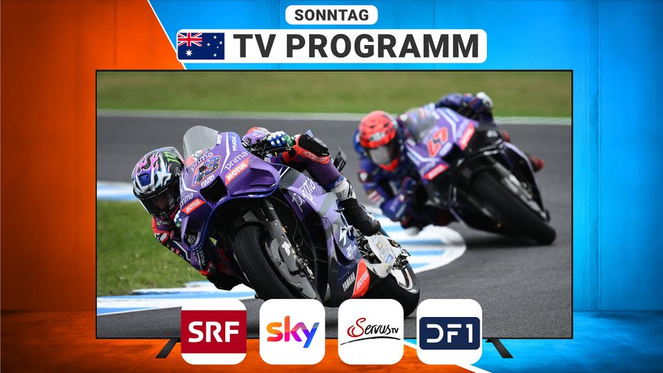 TV-Programm für den Australien GP der MotoGP am Sonntag TV-Programm für den Australien GP der MotoGP am Sonntag