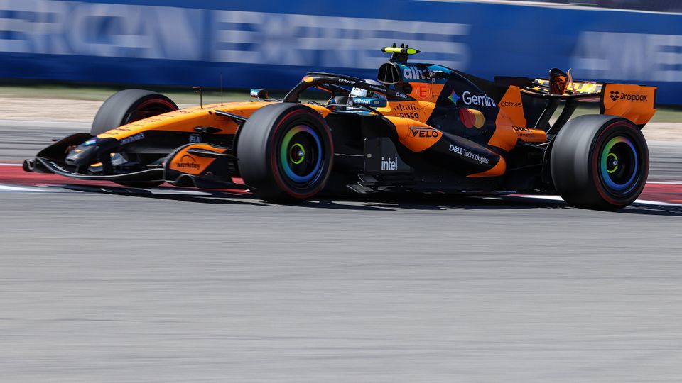 Lando Norris am Freitag bei der Formel 1 in den USA
Lando Norris am Freitag bei der Formel 1 in den USA
