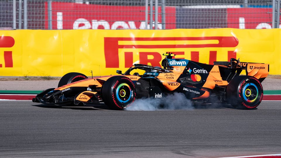 Verbremser von Lando Norris (McLaren) beim GP-Wochenende der Formel 1 in Austin (USA-GP) 2026