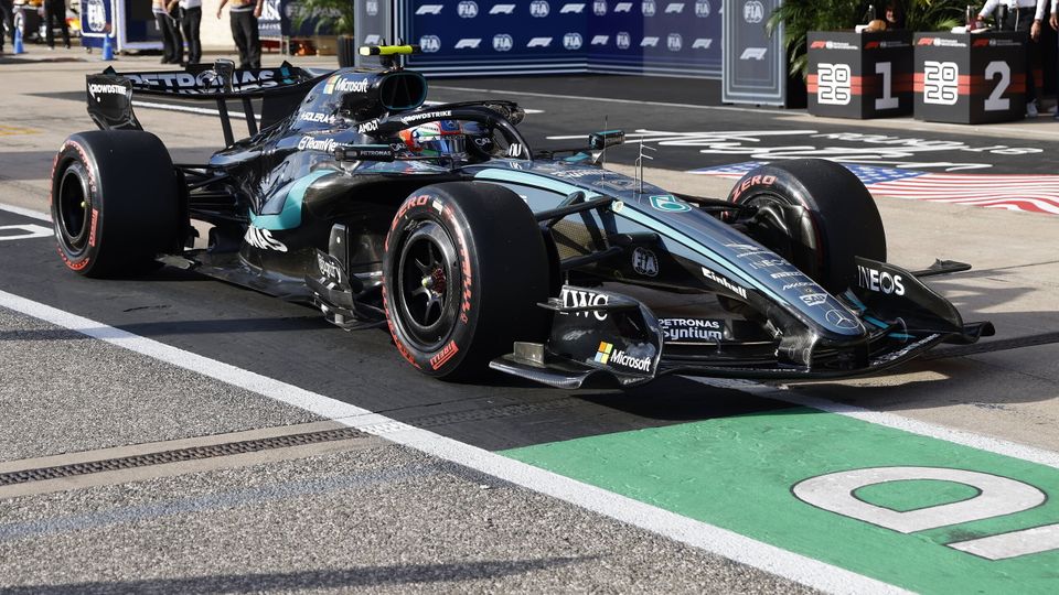 Kimi Antonelli nach dem Qualifying beim Formel-1-Wochenende in Austin (USA-GP) 2026 in Parc Ferme