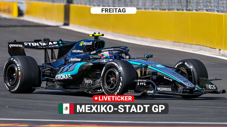 Liveticker: Formel-1 in Mexico am Freitag 
