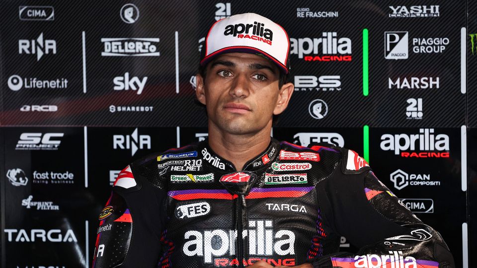 Jorge Martin in der Aprilia-Box Jorge Martin in der Aprilia-Box