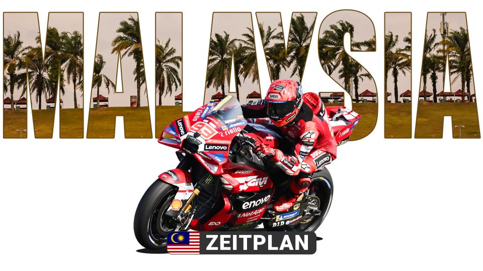 Zeitplan zur MotoGP in Malaysia