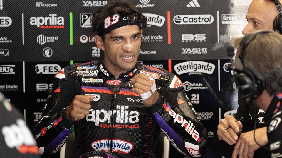 Jorge Martin in der Aprilia-Box Jorge Martin in der Aprilia-Box
