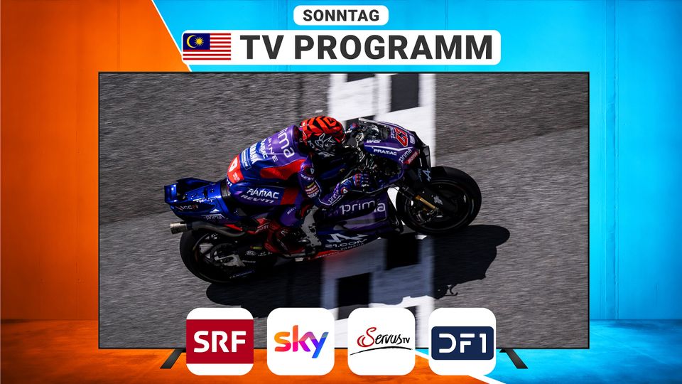 Erstes TV-Programm für den Malaysia GP der MotoGP am Sonntag