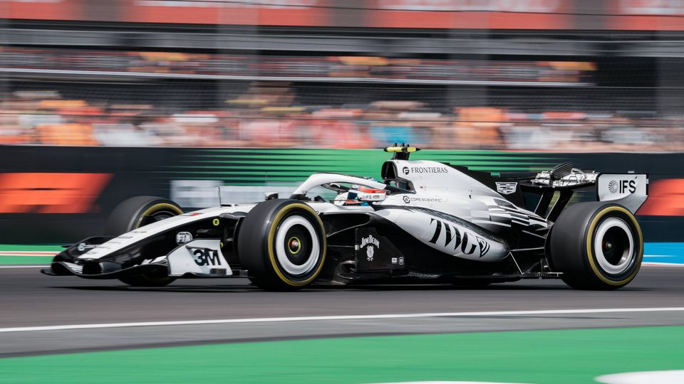 Colton Herta (Cadillac) in FP1 beim Formel-1-Wochenende in Mexico City (Mexiko-GP) 2026 Colton Herta (Cadillac) in FP1 beim Formel-1-Wochenende in Mexico City (Mexiko-GP) 2026